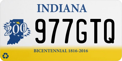 IN license plate 977GTQ