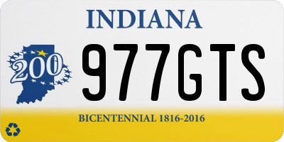 IN license plate 977GTS