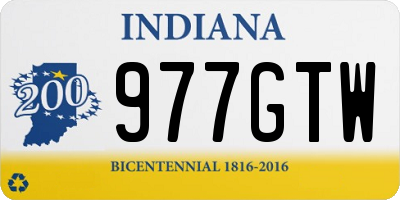 IN license plate 977GTW