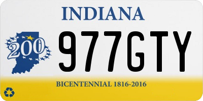 IN license plate 977GTY