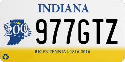 IN license plate 977GTZ