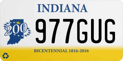 IN license plate 977GUG