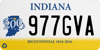 IN license plate 977GVA