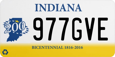 IN license plate 977GVE