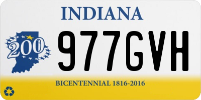 IN license plate 977GVH