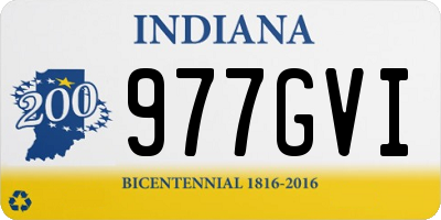 IN license plate 977GVI