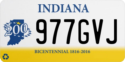 IN license plate 977GVJ