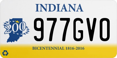IN license plate 977GVO
