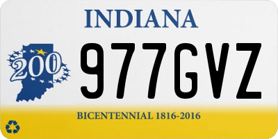 IN license plate 977GVZ