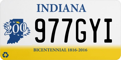 IN license plate 977GYI