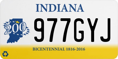 IN license plate 977GYJ