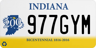 IN license plate 977GYM