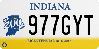 IN license plate 977GYT