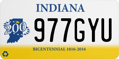 IN license plate 977GYU