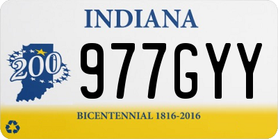 IN license plate 977GYY