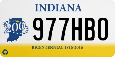 IN license plate 977HBO