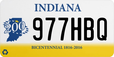 IN license plate 977HBQ
