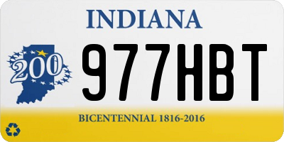 IN license plate 977HBT