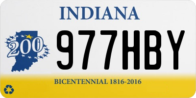 IN license plate 977HBY