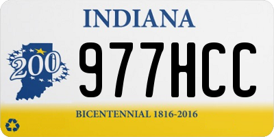 IN license plate 977HCC