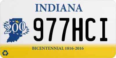 IN license plate 977HCI