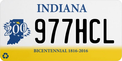 IN license plate 977HCL