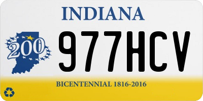IN license plate 977HCV