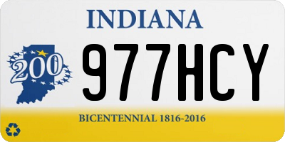 IN license plate 977HCY