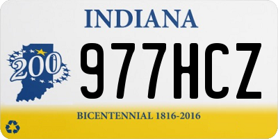IN license plate 977HCZ