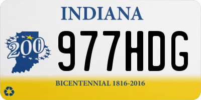 IN license plate 977HDG