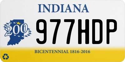 IN license plate 977HDP