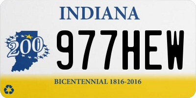 IN license plate 977HEW