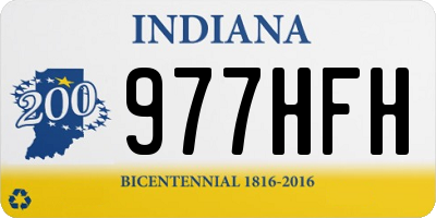 IN license plate 977HFH