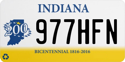 IN license plate 977HFN