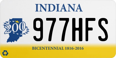 IN license plate 977HFS
