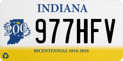 IN license plate 977HFV