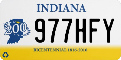 IN license plate 977HFY