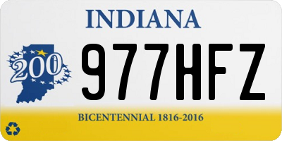 IN license plate 977HFZ