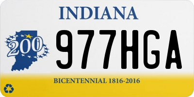 IN license plate 977HGA