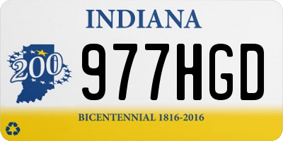 IN license plate 977HGD