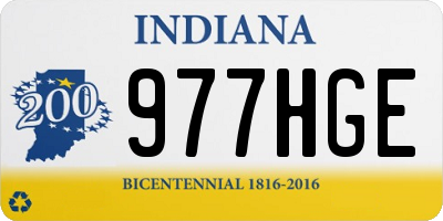 IN license plate 977HGE