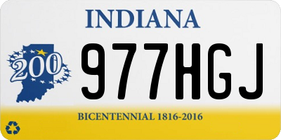 IN license plate 977HGJ