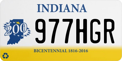 IN license plate 977HGR