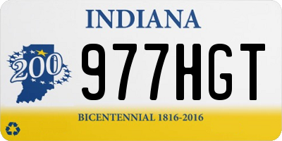 IN license plate 977HGT