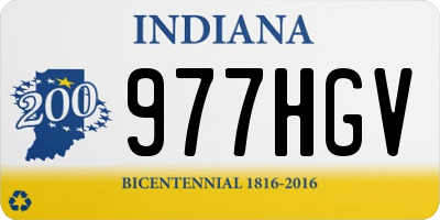 IN license plate 977HGV