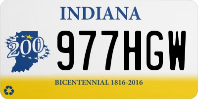 IN license plate 977HGW