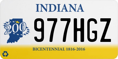IN license plate 977HGZ
