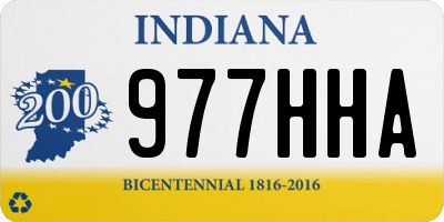 IN license plate 977HHA