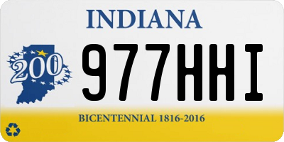 IN license plate 977HHI