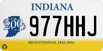 IN license plate 977HHJ